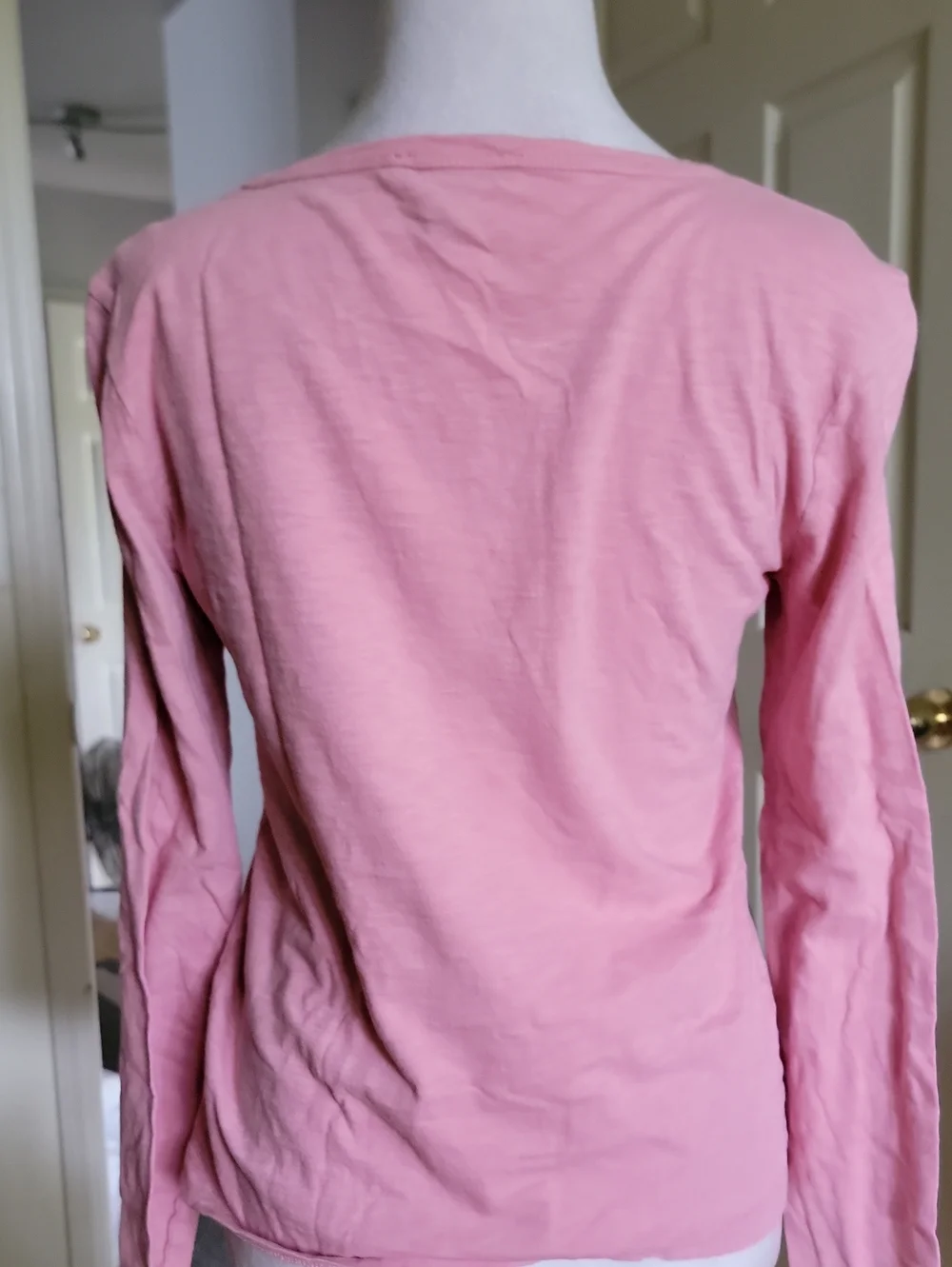 J Crew Light Pink Long Sleeve Women's Top